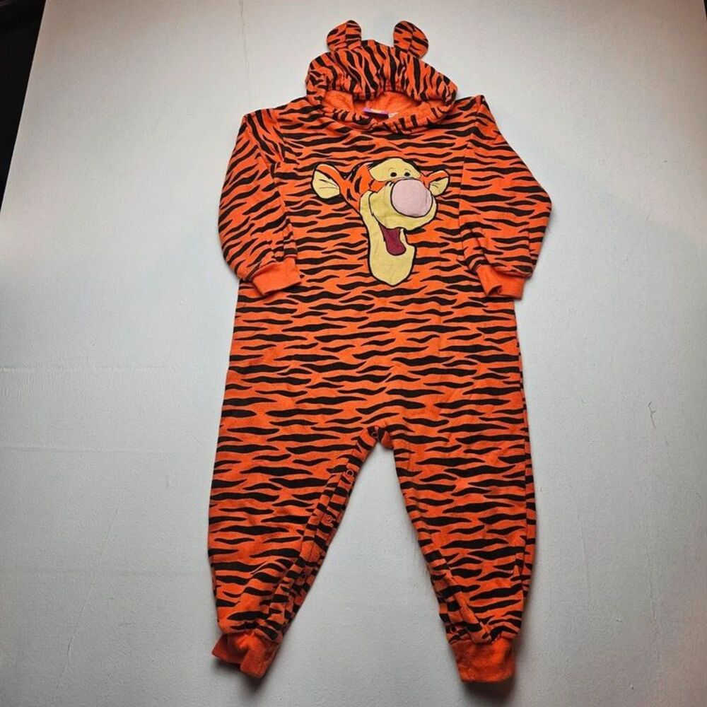 Disney Tigger one piece long sleeve romper size 3T Halloween costume